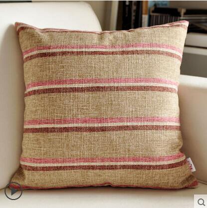 Geometric Lattice Stripes Cartoon Pillow Cushion