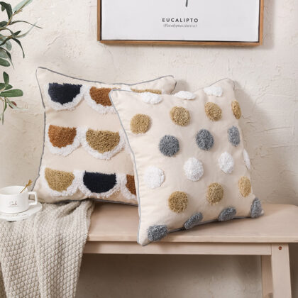 Nordic Boho Cushion Geometry Pillow Cover 45x45cm